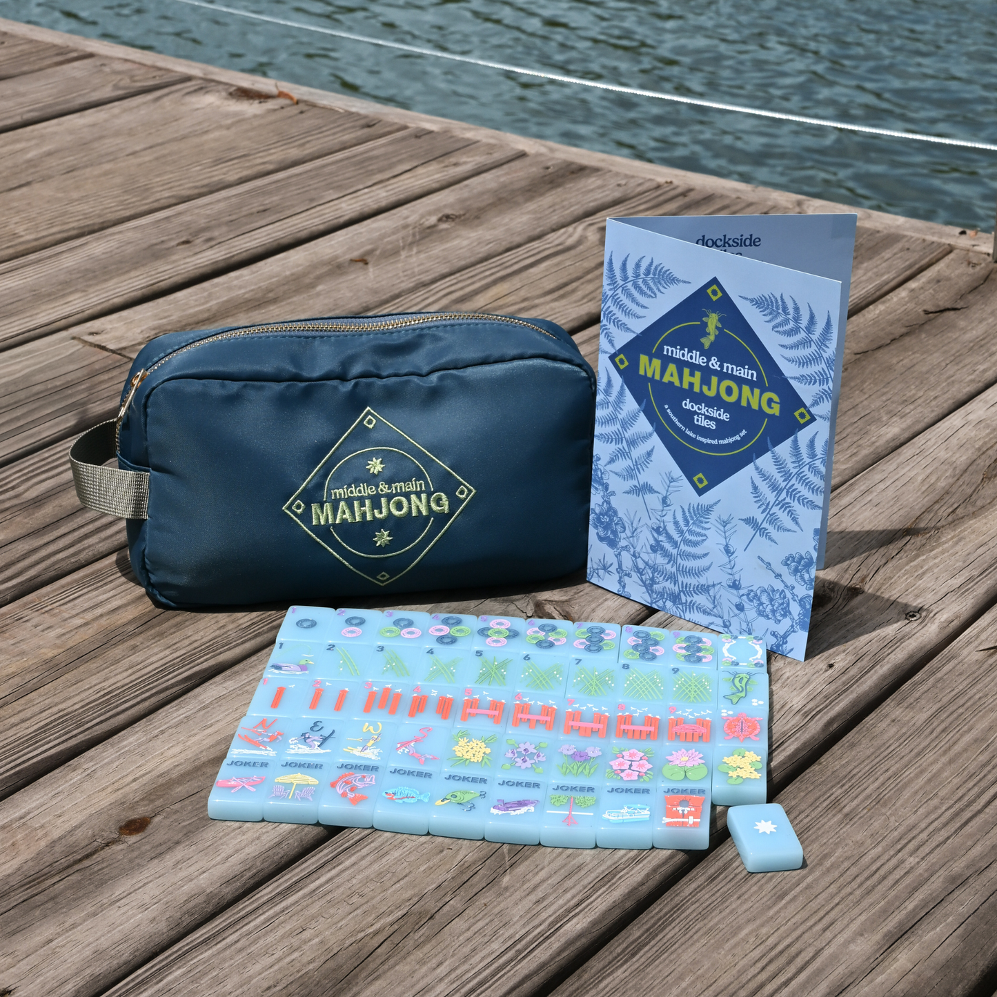 Dockside Tiles- A Southern Lake Inspired Mahjong Set