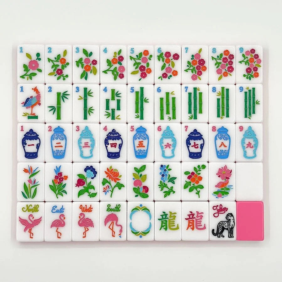 Paradise Mahjong Tiles (AVAILABLE AT STORE ONLY)