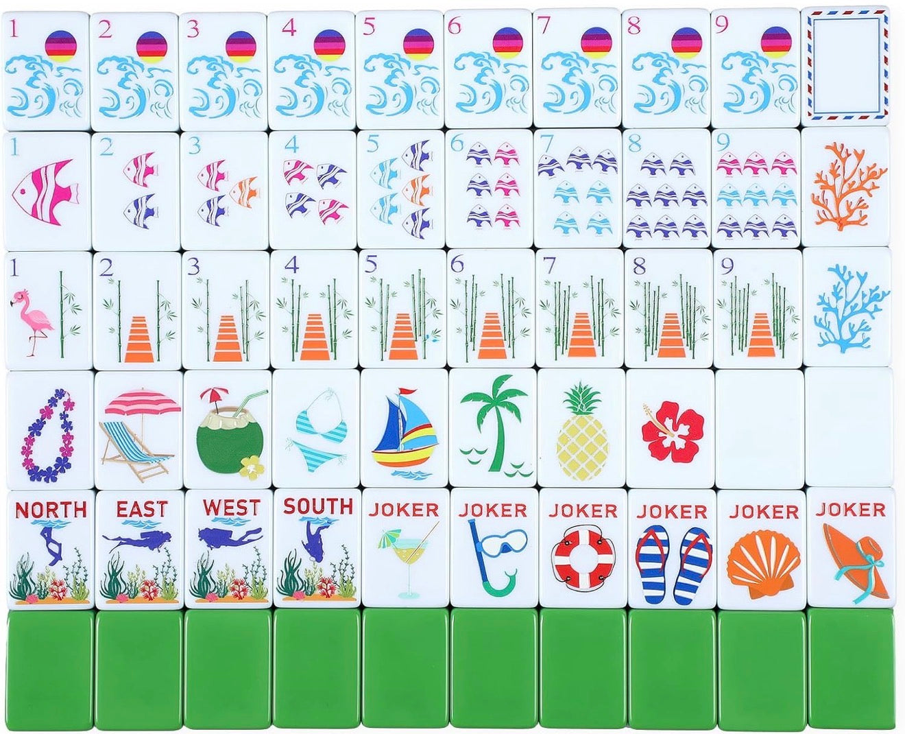 Motown Mahjong – Everyday Play Tiles in Acrylic Display Box