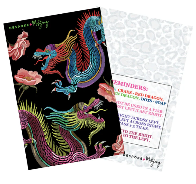 Year of the Dragon - Tile Shufflers in Midnight Black