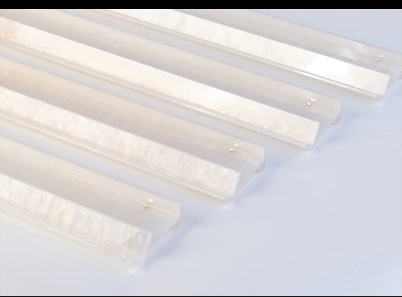 Opal classic acrylic Racks , straight pushers ￼available in store