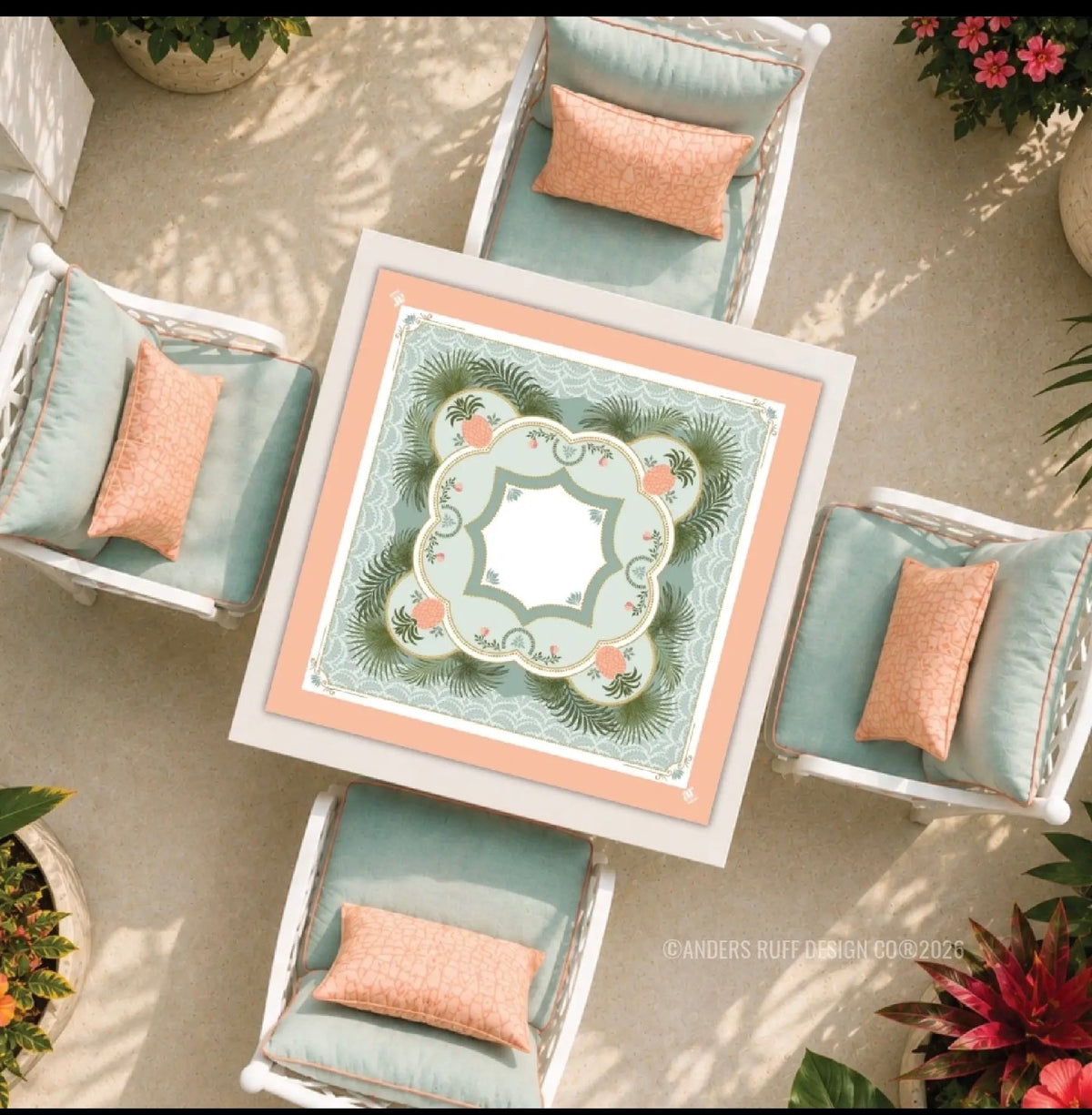 Pineapple palms Mat