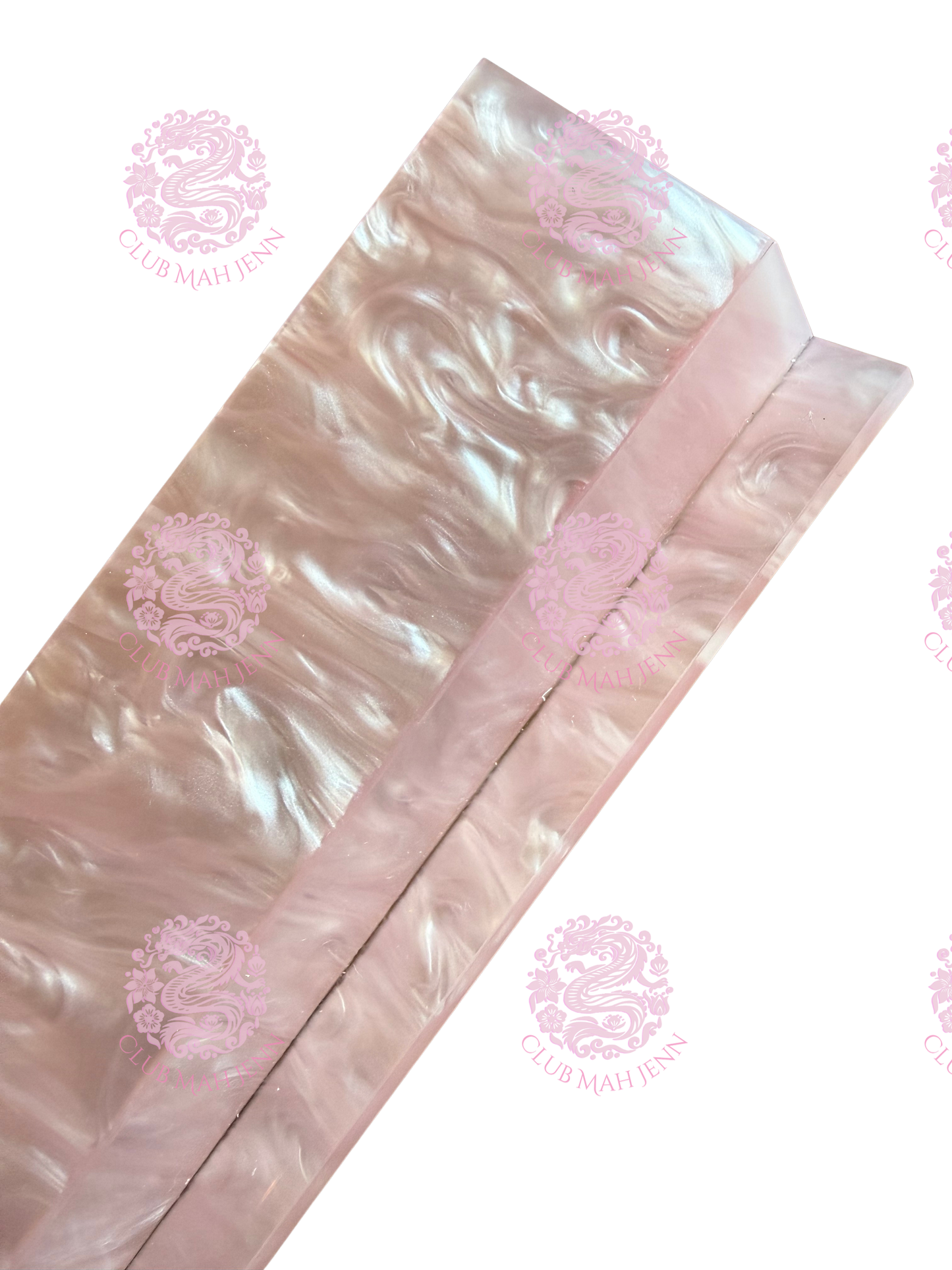 CLUB MAH JENN
Pale Pink Mother of Pearl Set 0f 4 Racks - PRE-ORDER EARLIEST ESTIMATED ARRIVAL October 2026