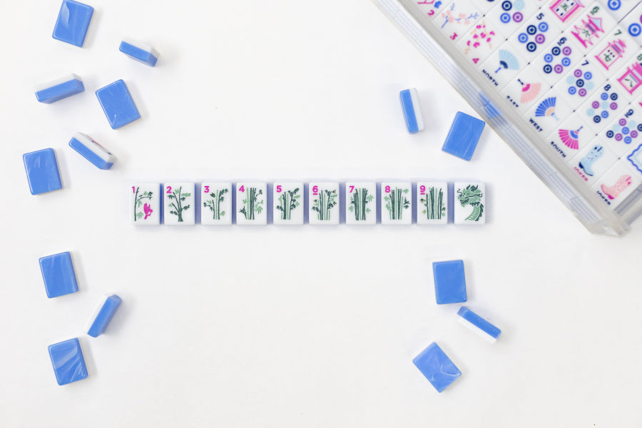Boots & Bubbles Mahjong Tile Set available in store