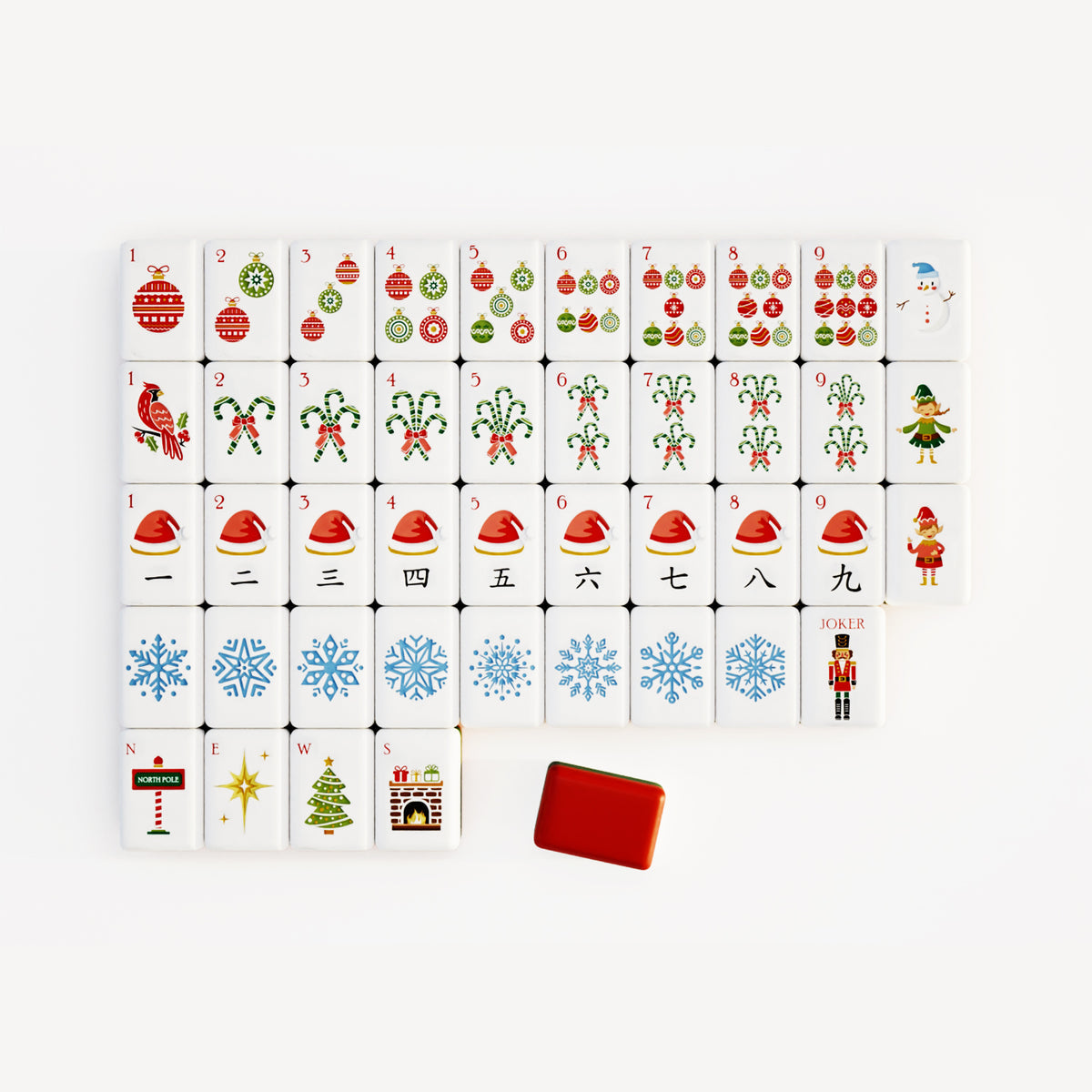 TERRIFIC TIDINGS MAHJONG TILES