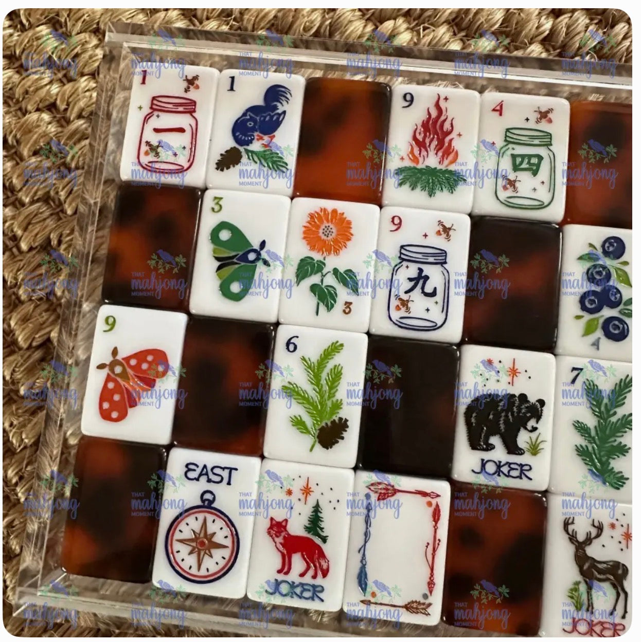 Tortoiseshell wildwood tiles ￼