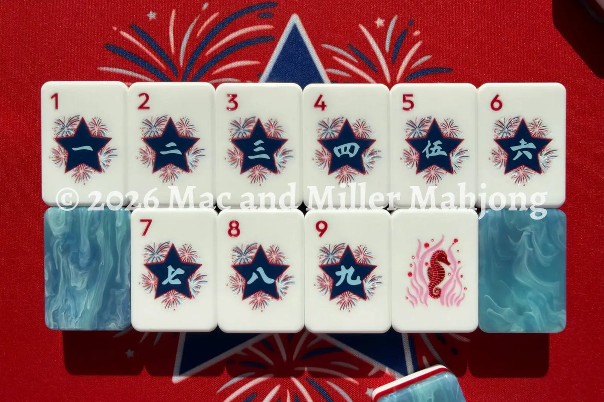 The Red, White, & Blues Collection Shoreline blue