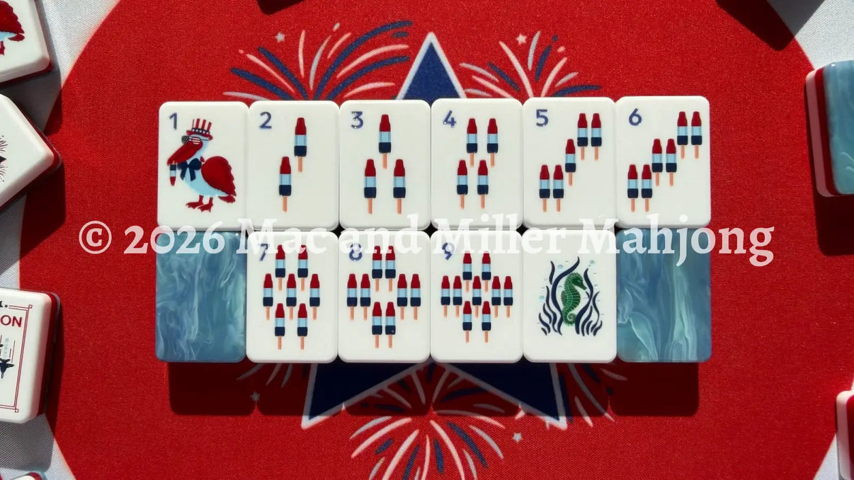 The Red, White, & Blues Collection Shoreline blue