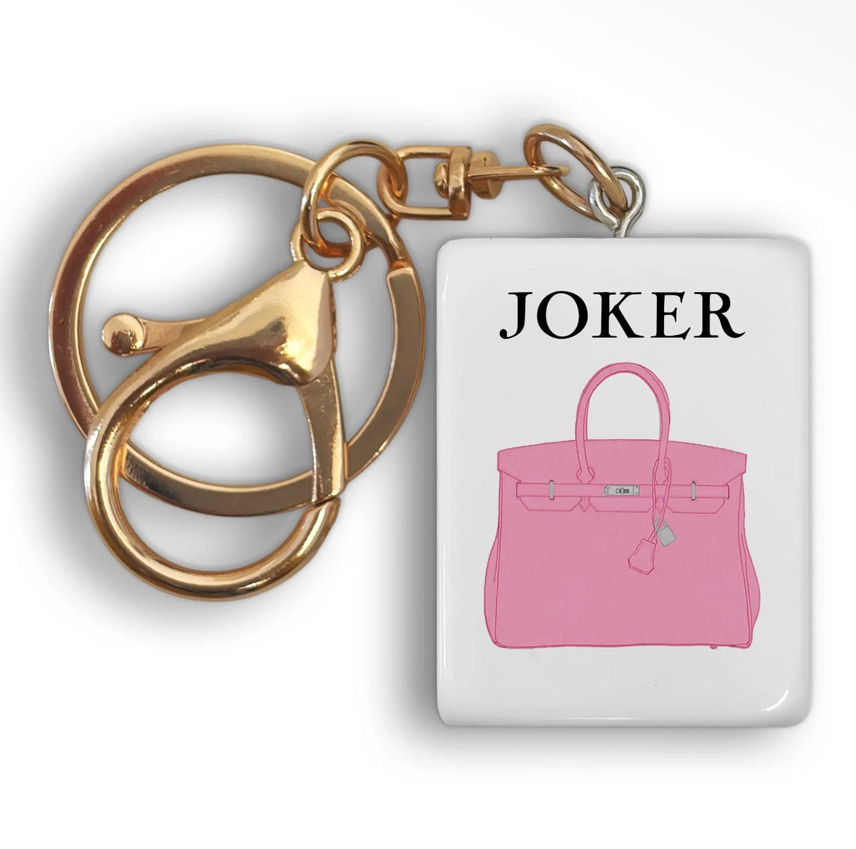Mahjong tile keychain