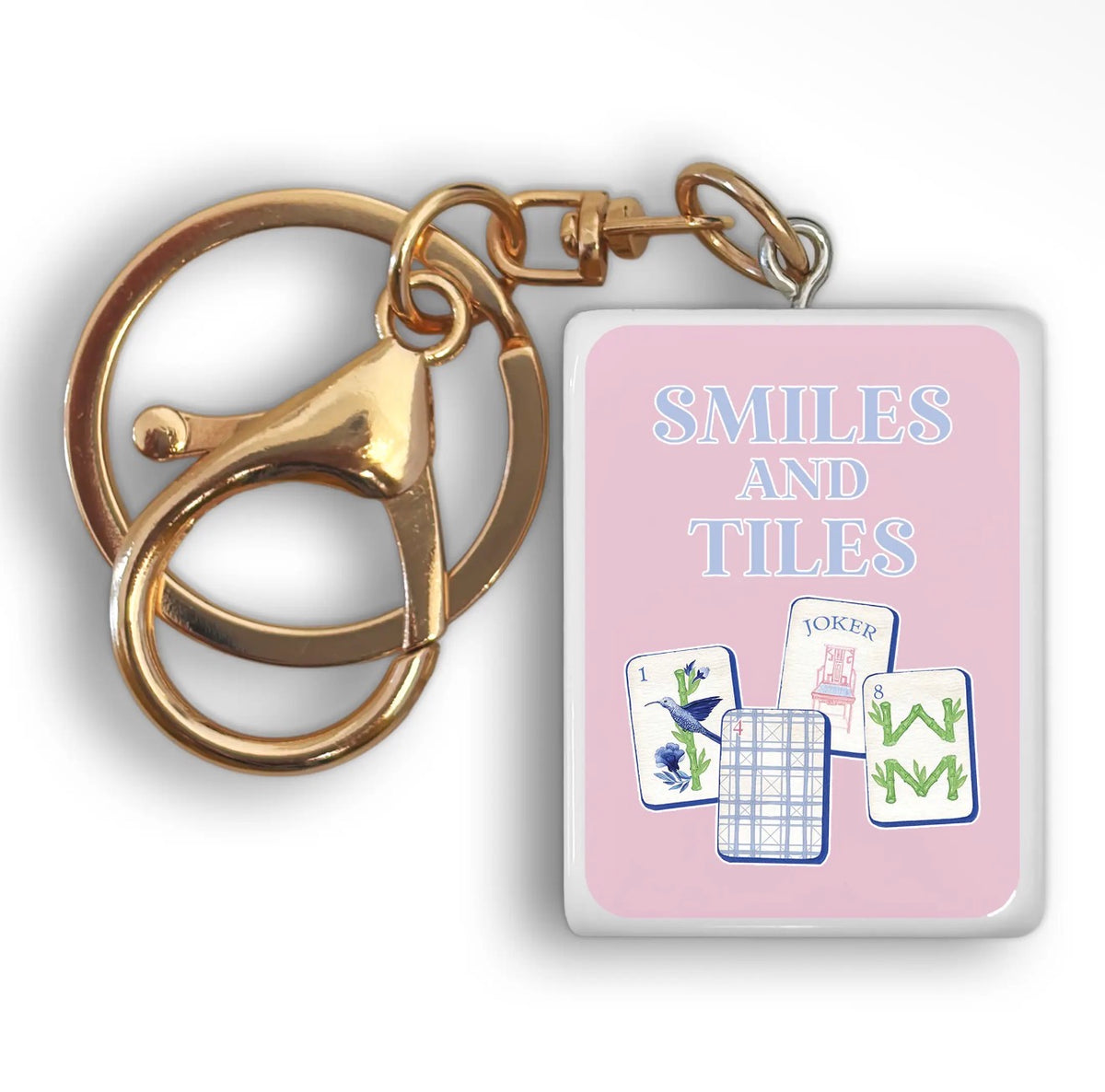 Mahjong tile keychain