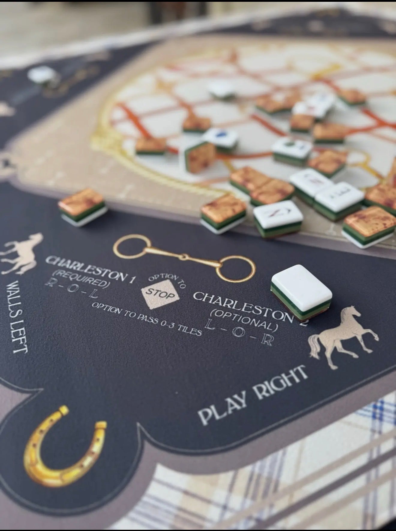 The Saddles & Silk Mahjong Mat