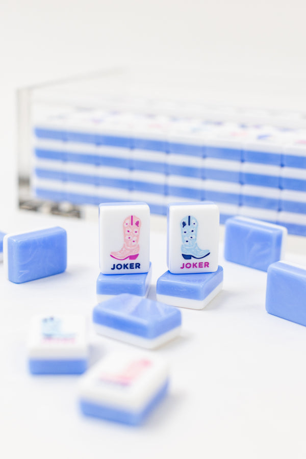 Boots & Bubbles Mahjong Tile Set available in store