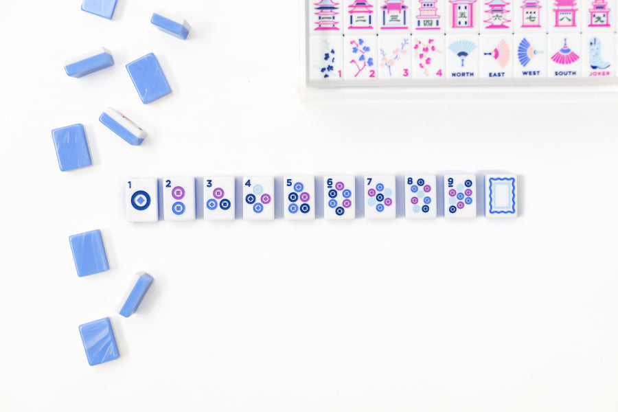 Boots & Bubbles Mahjong Tile Set available in store