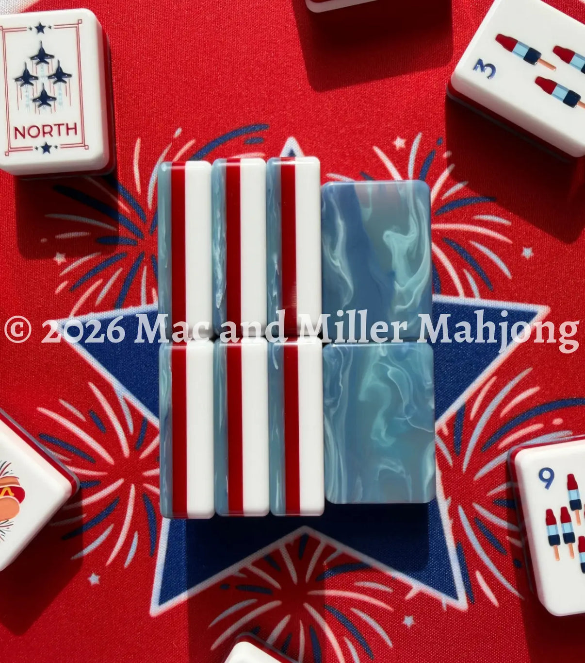 The Red, White, & Blues Collection Shoreline blue