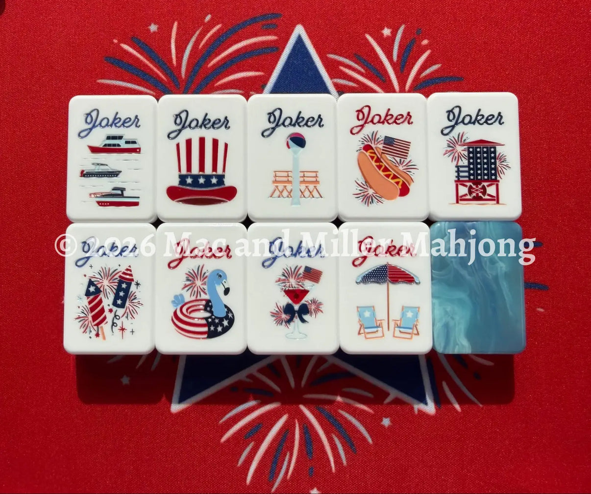 The Red, White, & Blues Collection Shoreline blue