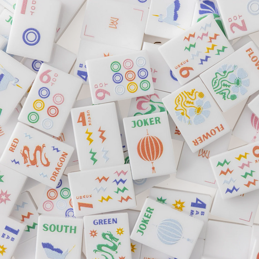 Amahj Line
Original Stamped Mahjong Tile bundle with Mat