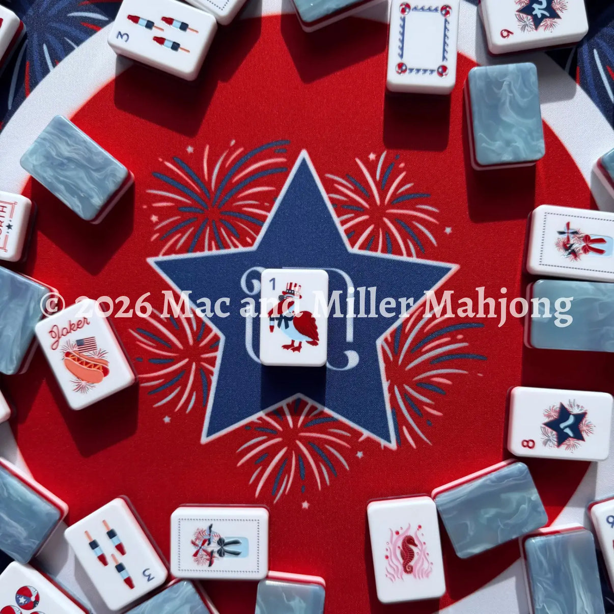 The Red, White, & Blues Collection Shoreline blue