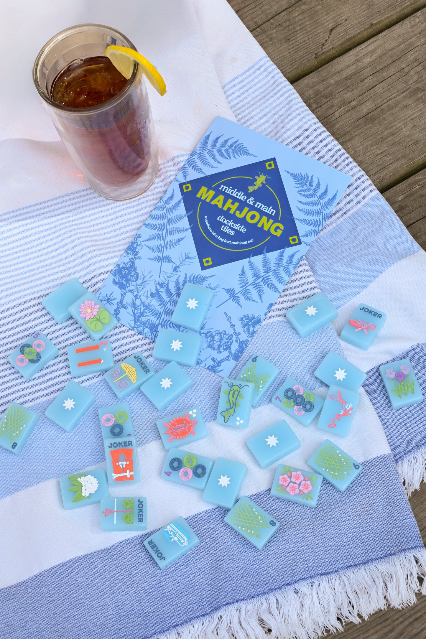 Dockside Tiles- A Southern Lake Inspired Mahjong Set