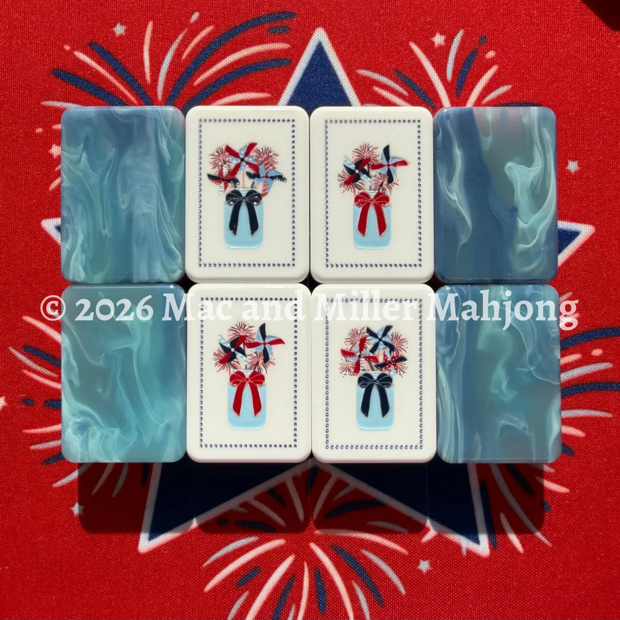 The Red, White, & Blues Collection Shoreline blue