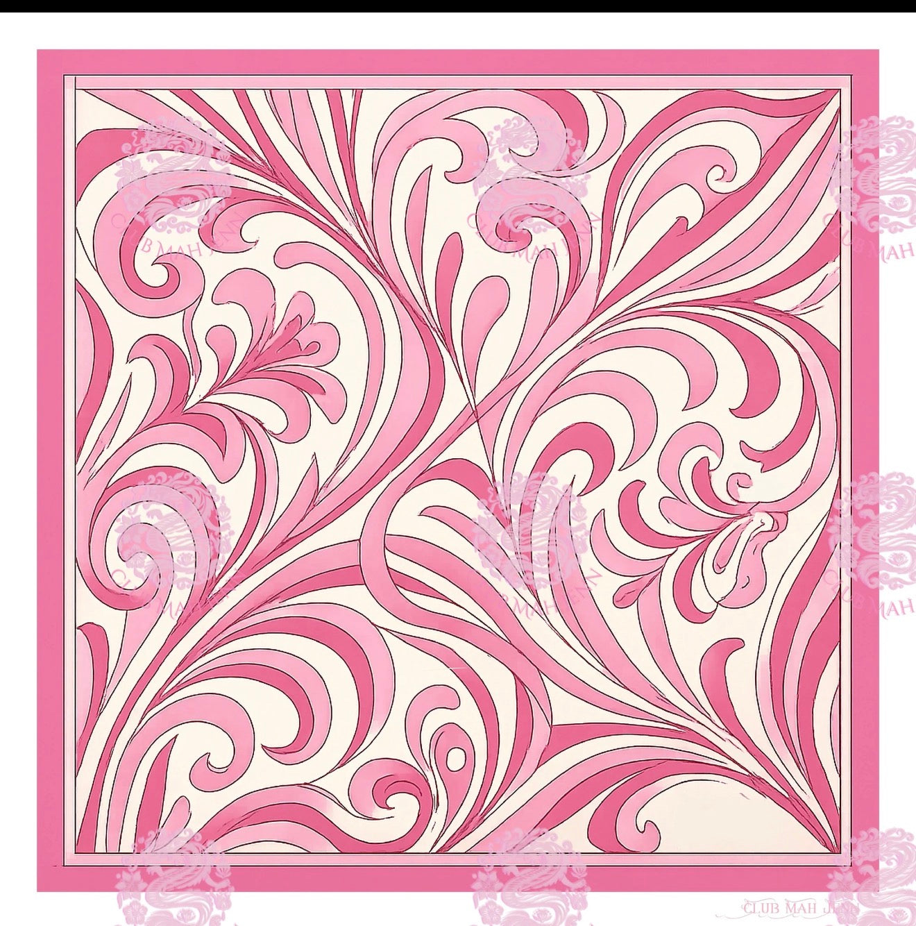 Pre order Miss Poochie
Leatherette Mat-Pink of Perfections 33”x33”