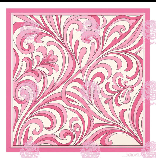 Pre order Miss Poochie
Leatherette Mat-Pink of Perfections 33”x33”
