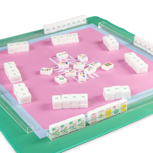 Amahj Line
Garden Stamped Travel Mahjong bundle with Mat