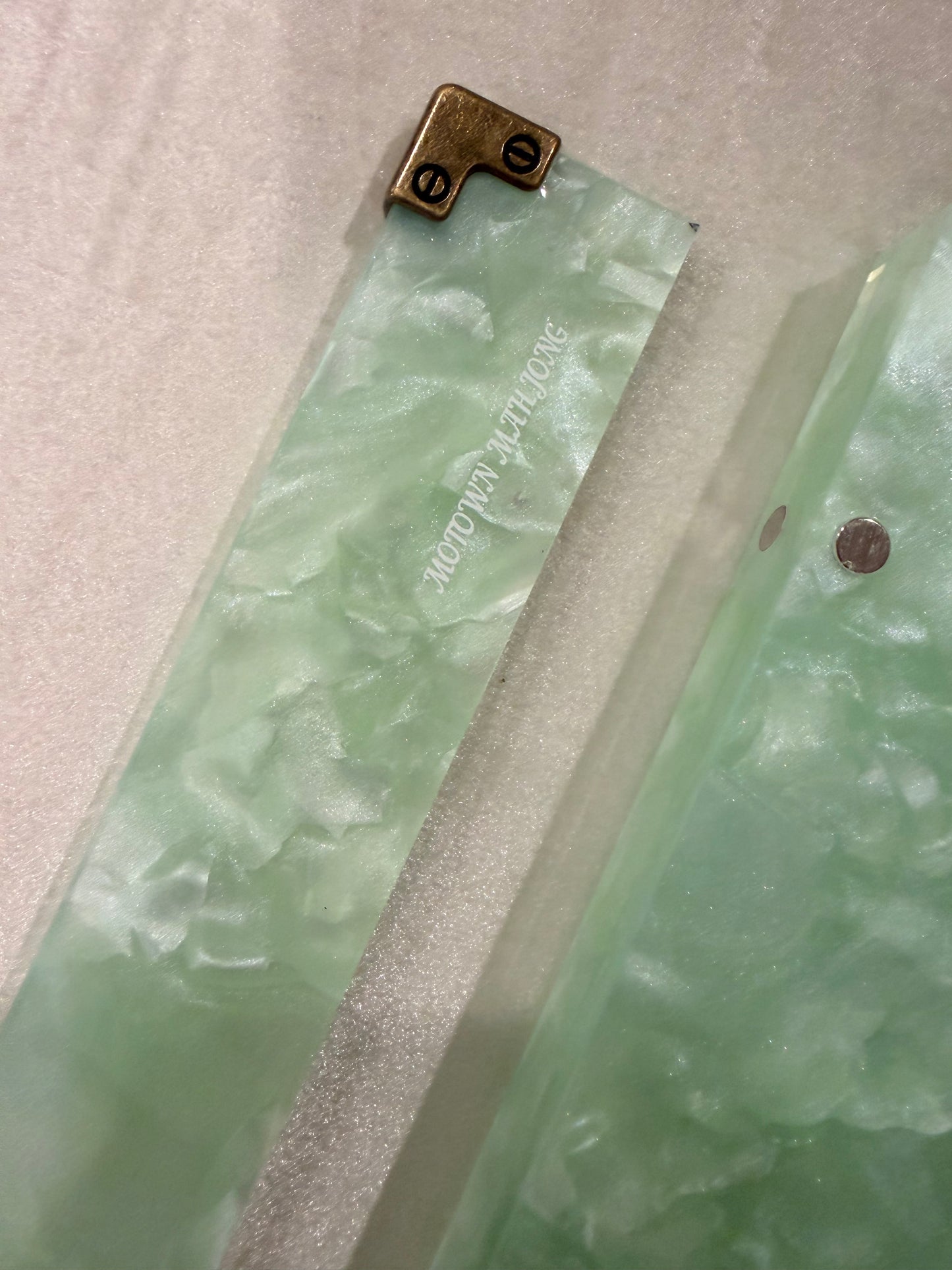 Motown Mahjong 20” Acrylic Racks Light Green