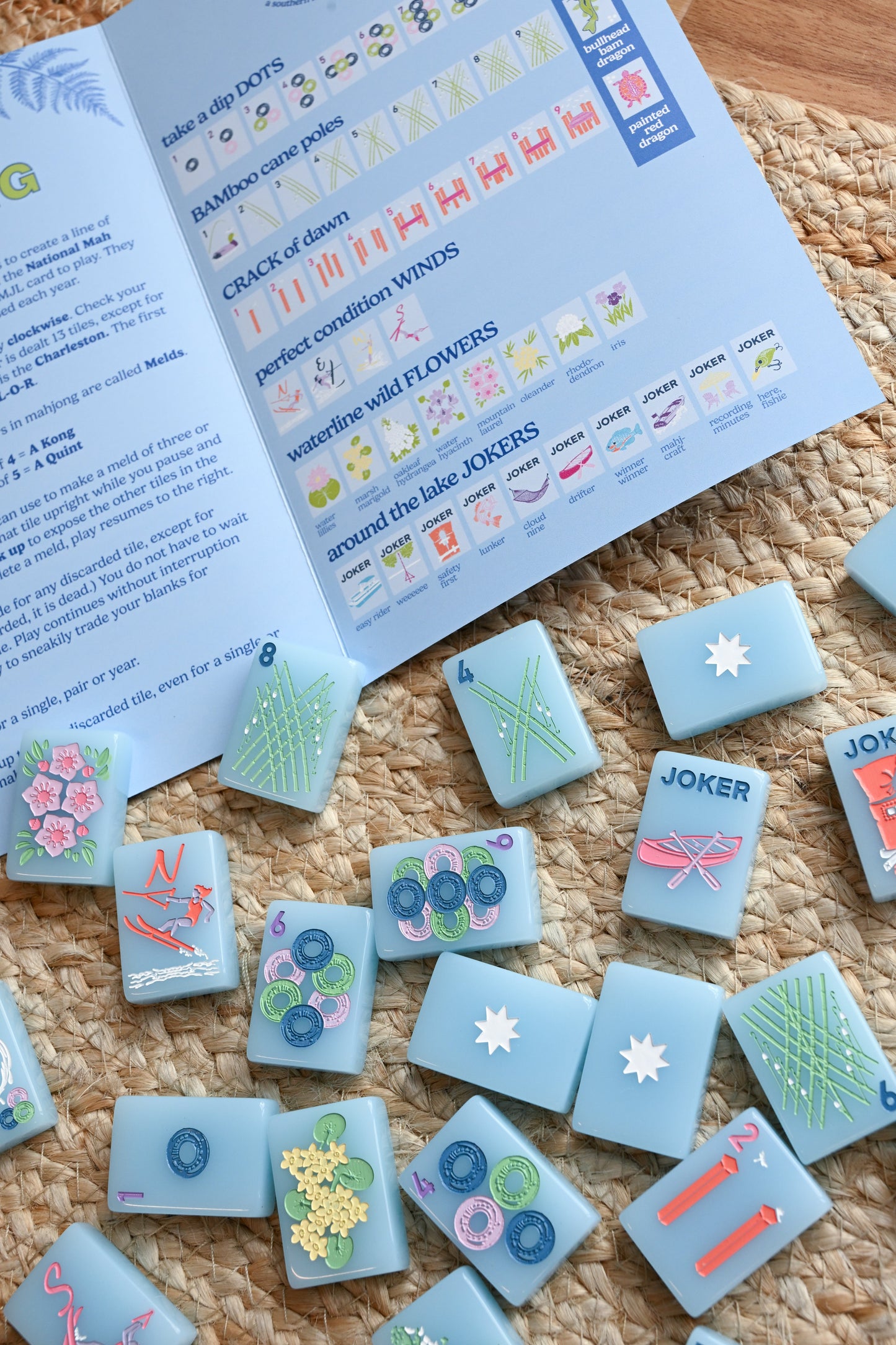 Dockside Tiles- A Southern Lake Inspired Mahjong Set