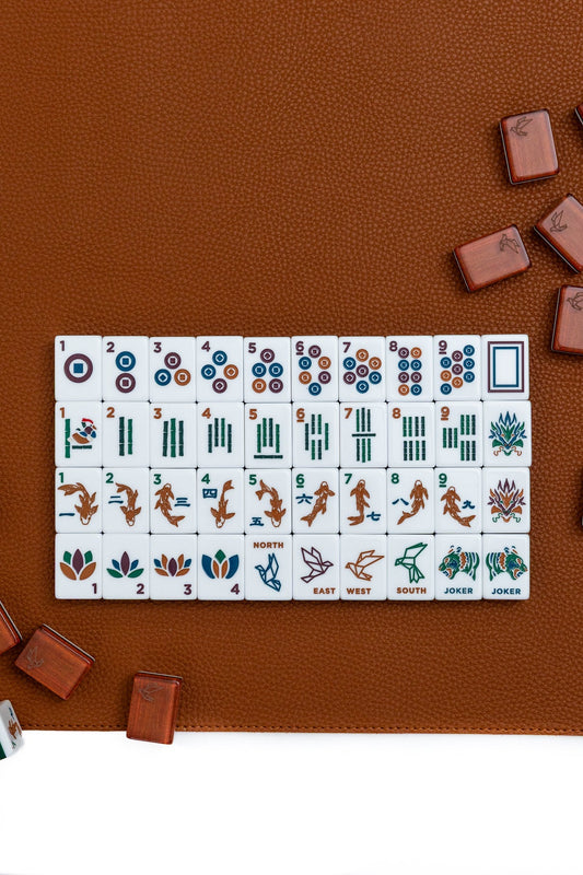 Origami Mahjong Tile set Timber