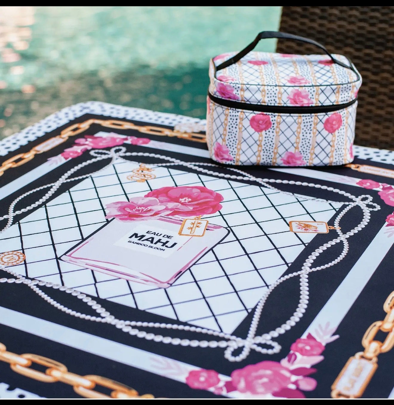 Eau De Mahj Mahjong Mat