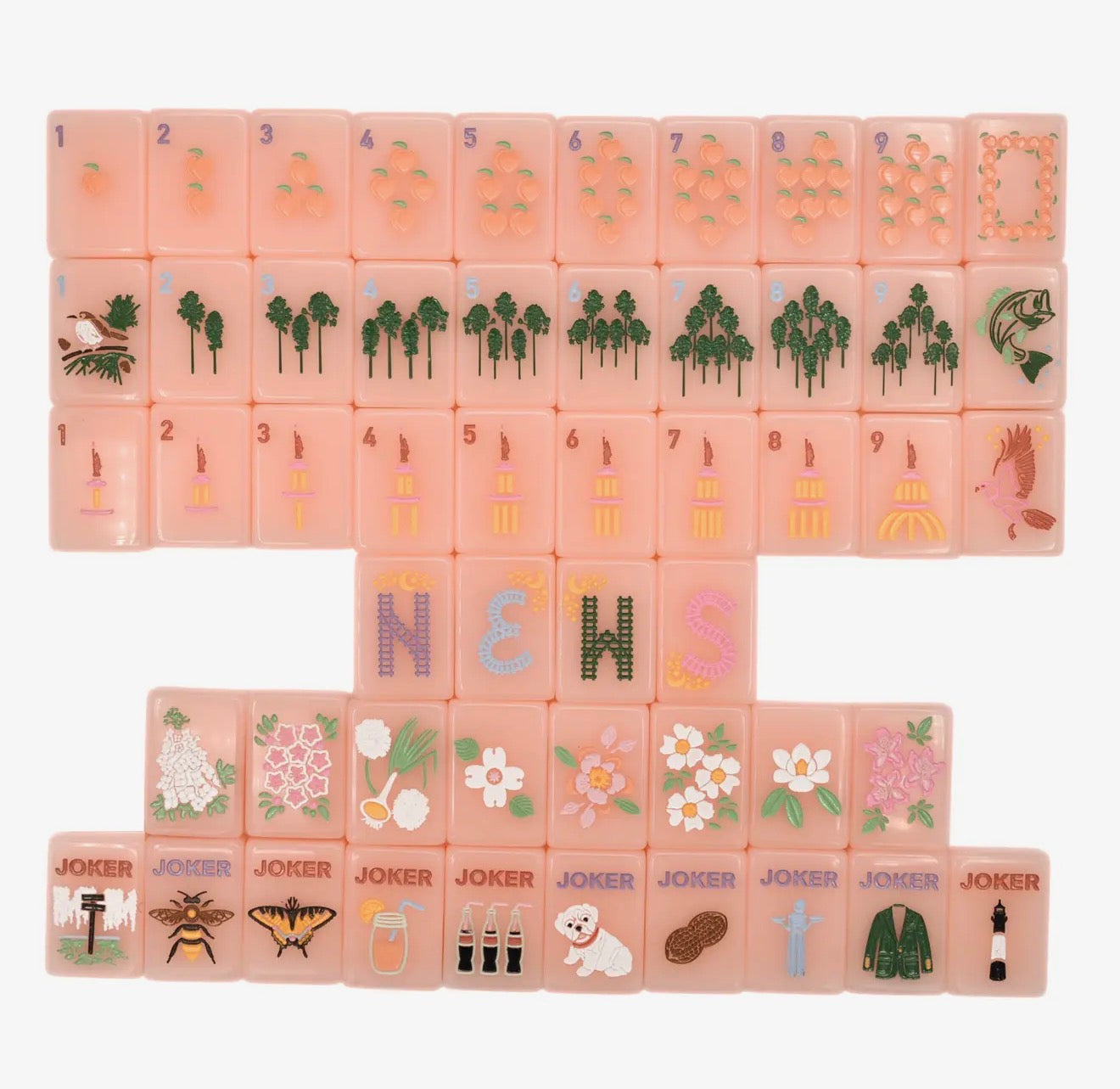 Peach & Pine Tiles