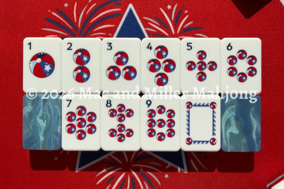 The Red, White, & Blues Collection Shoreline blue