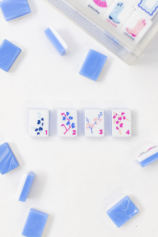 Boots & Bubbles Mahjong Tile Set available in store