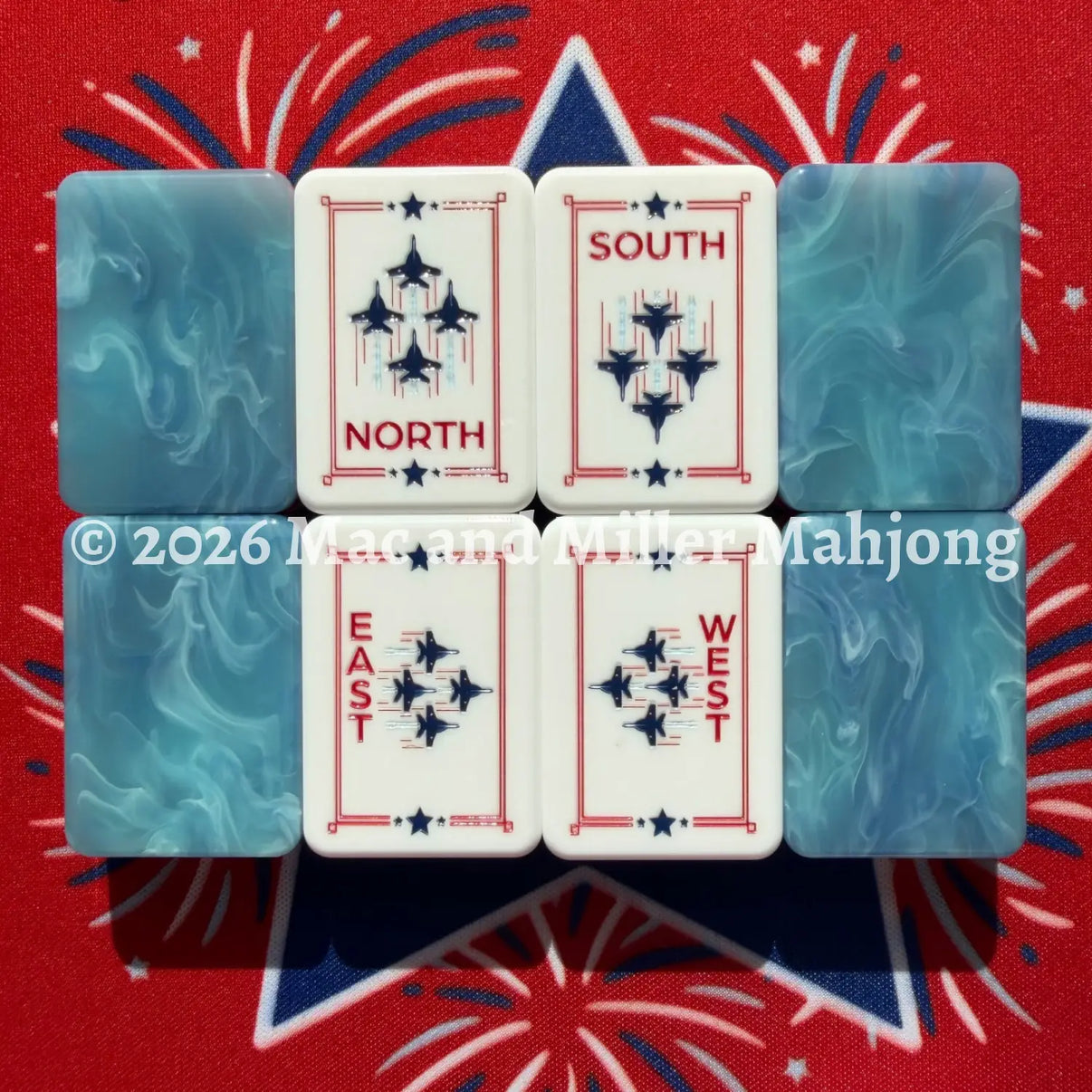 The Red, White, & Blues Collection Shoreline blue