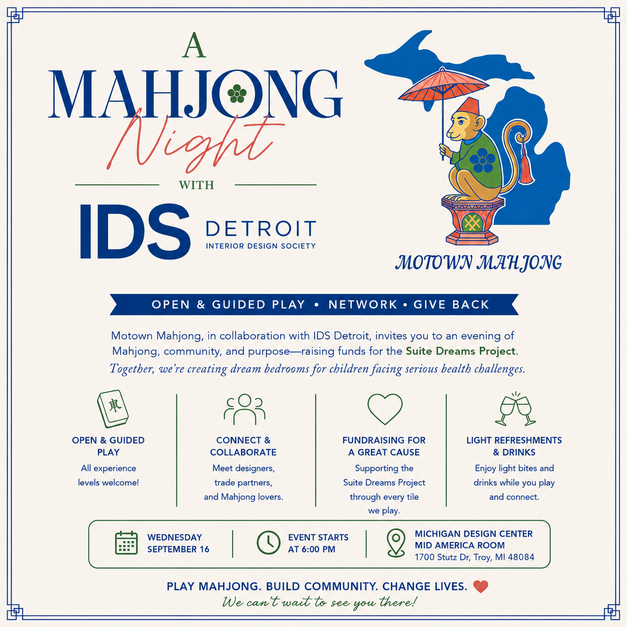 MAHJ & DESIGN FUNDRAISING EVENT (BY INVITATION ONLY EVENT)