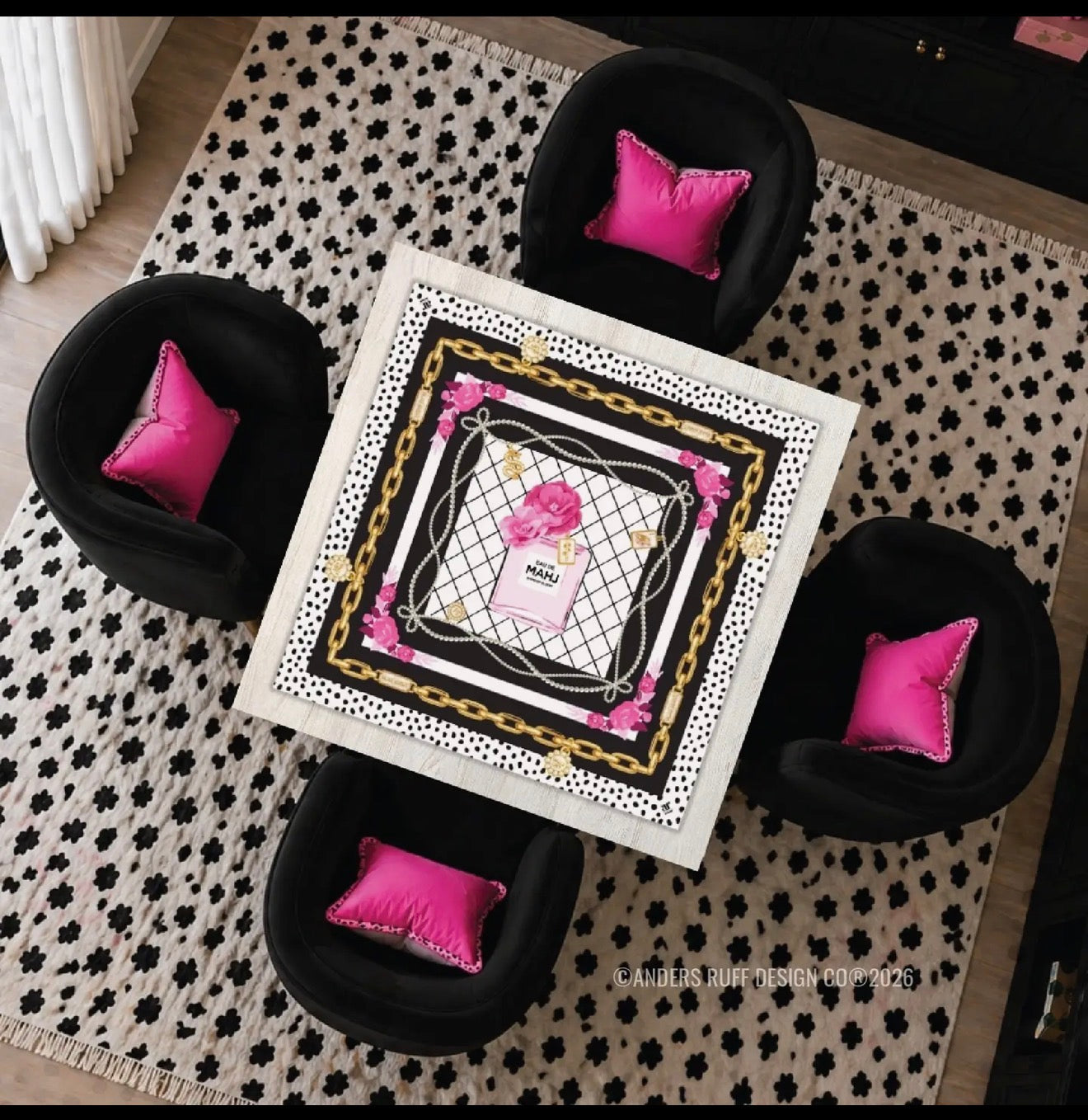 Eau De Mahj Mahjong Mat