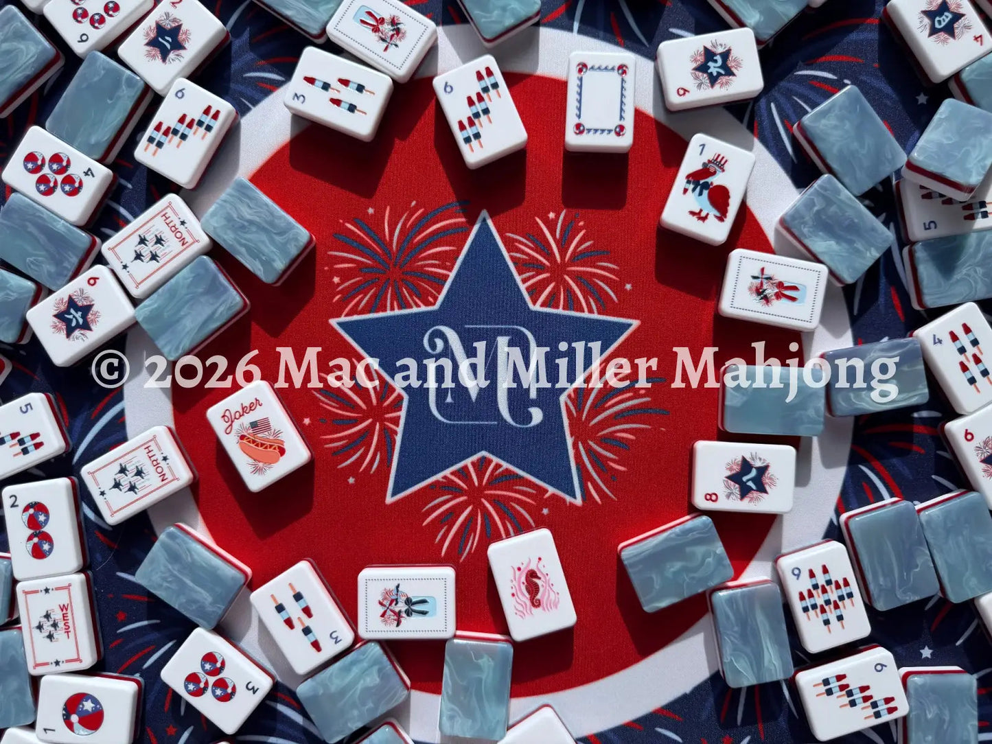 The Red, White, & Blues Collection Shoreline blue