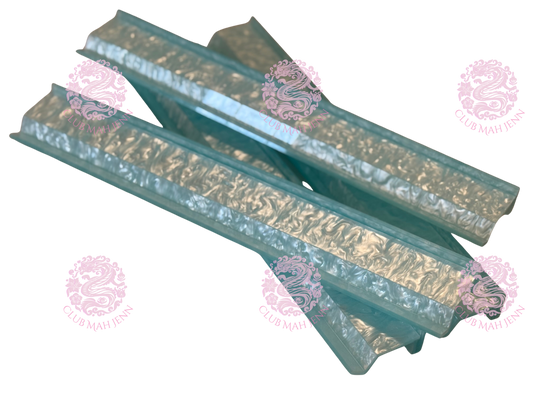 CLUB MAH JENN
Pale Blue Mother of Pearl Set 0f 4 Racks - PRE-ORDER ONLY - EARLIEST ESTIMATED ARRIVAL OCTOBER 2026