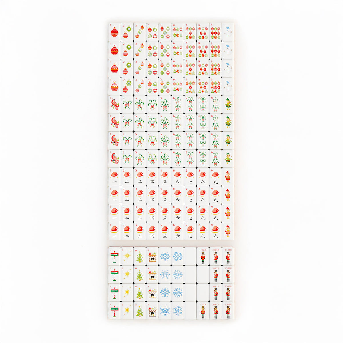 TERRIFIC TIDINGS MAHJONG TILES