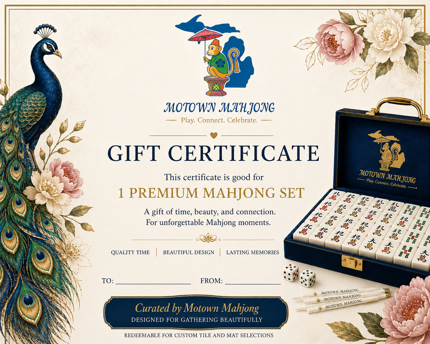 Motown Mahjong Gift Card