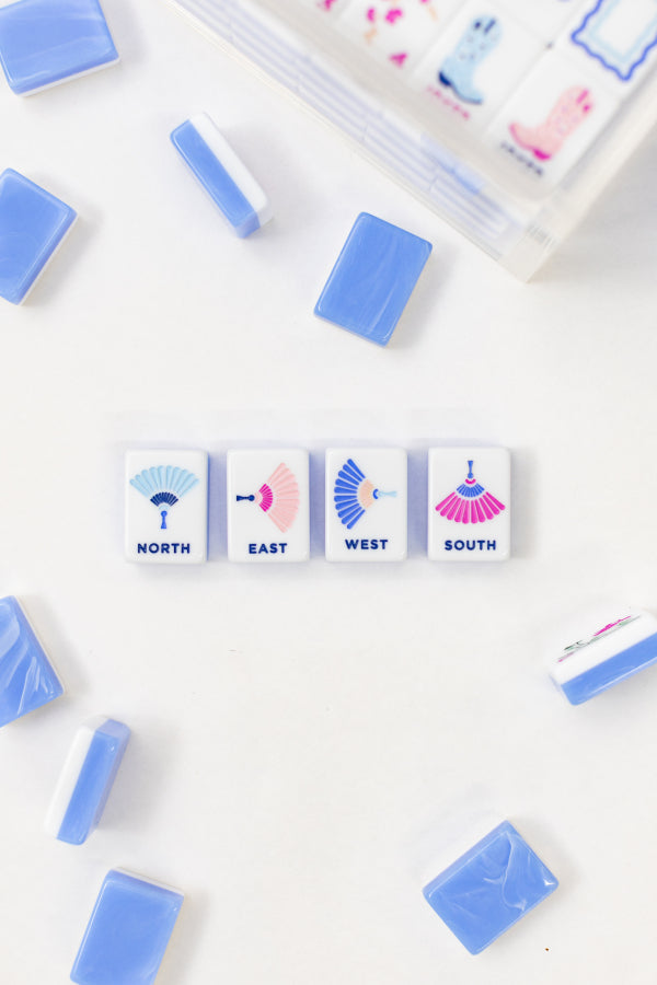 Boots & Bubbles Mahjong Tile Set available in store