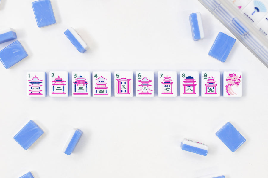 Boots & Bubbles Mahjong Tile Set available in store
