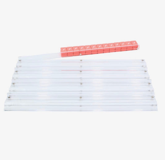 My Fair Mahjang Mahjong Racks | Premium Clear 
Acrylic | 4 Racks + 4
Pushers