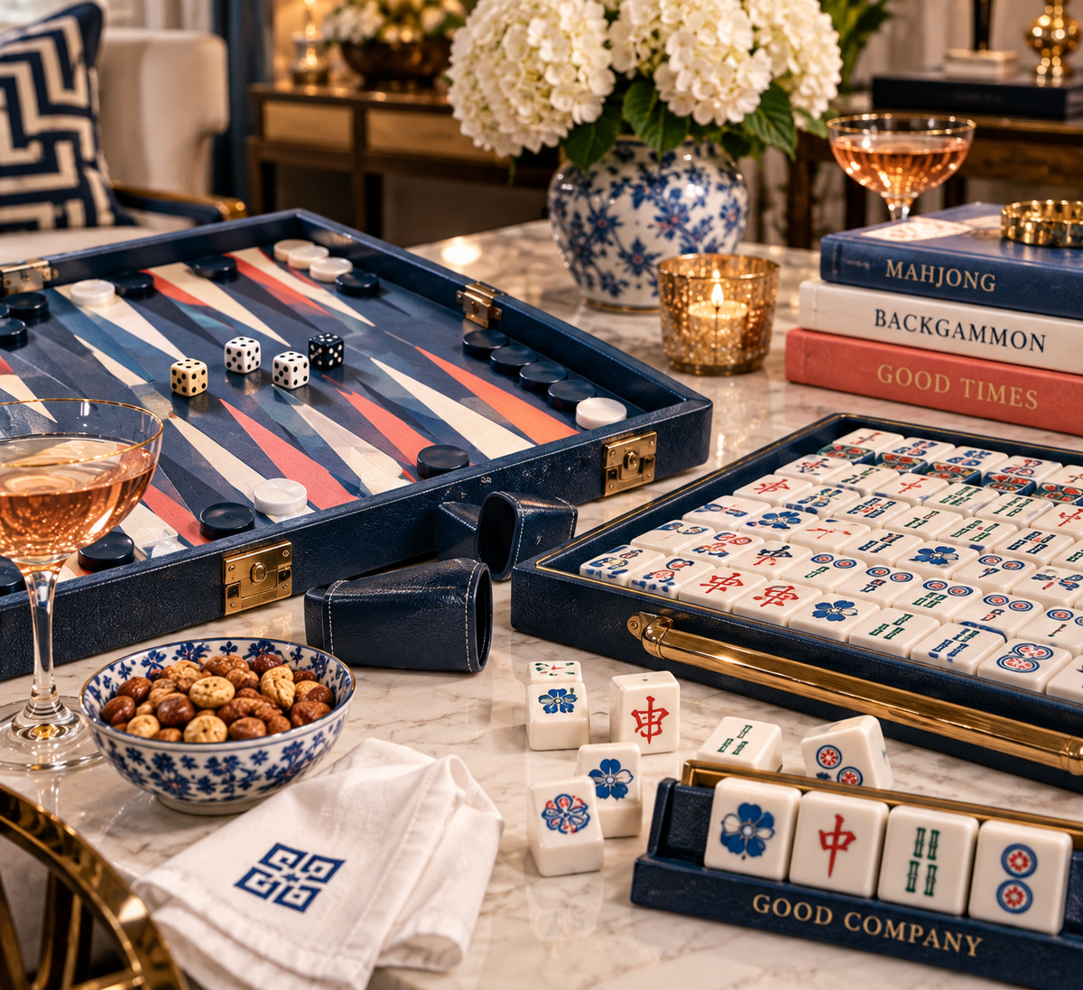 Mahjong & Backgammon Evening