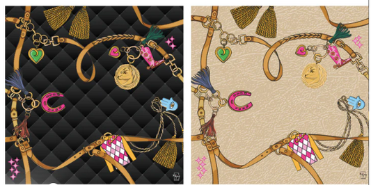 DOUBLE-SIDED MAT | Double the Fun/YEAR OF THE HORSE MAT - PLEATED Regular price