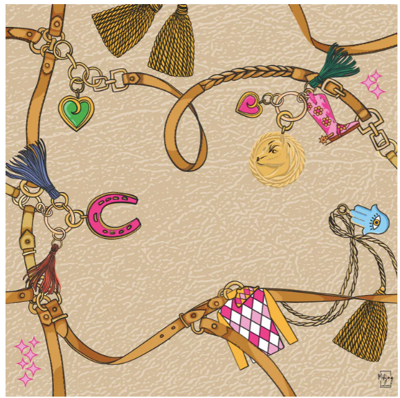 DOUBLE-SIDED MAT | Double the Fun/YEAR OF THE HORSE MAT - PLEATED Regular price