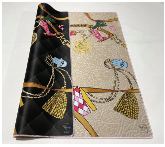 DOUBLE-SIDED MAT | Double the Fun/YEAR OF THE HORSE MAT - PLEATED Regular price