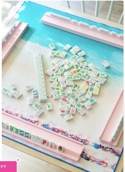 Bespoke X Gray Malin Beach Club Mahjong Tiles