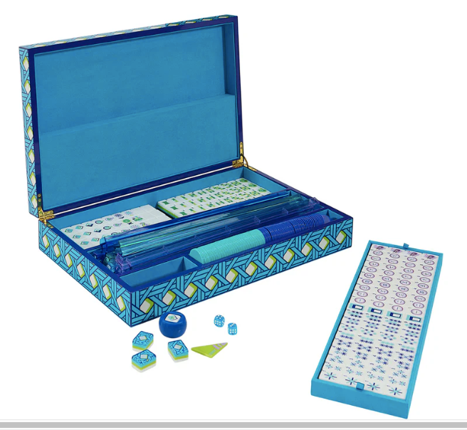 Jonathan Adler Basketweave  Mahjong Set