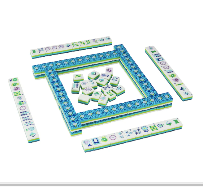Jonathan Adler Basketweave  Mahjong Set